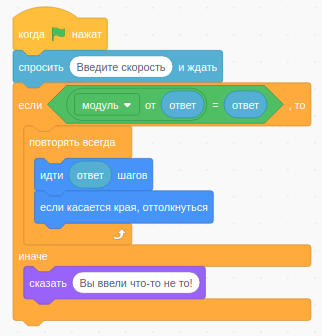 Программа без цикла
