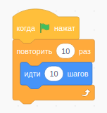 Программа с циклом 'повтори'